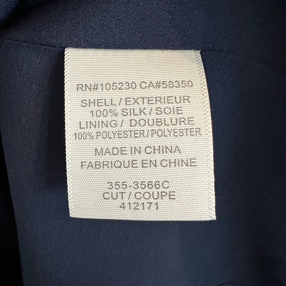 Joie | Silk Mini Dress, Navy, Size XS ✨ - Picture 10 of 10